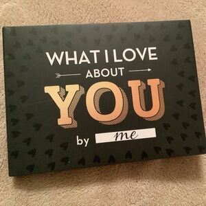 Gift for him, her fill in the blank book 50 pages